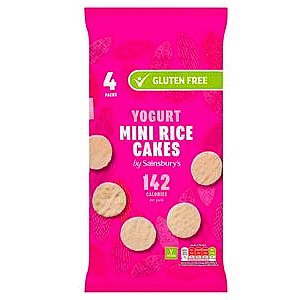 Sainsbury's Mini Yogurt Coated Rice Cakes (4 x 30g)