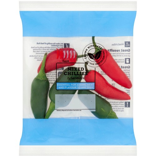 Sainsbury's Mixed Chillies (80g)