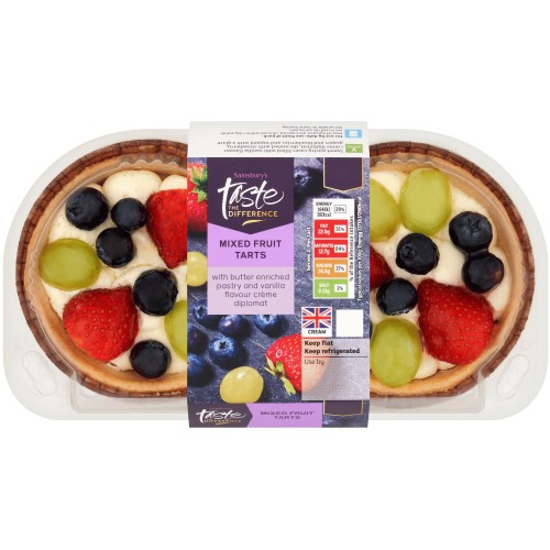 Sainsbury's Mixed Fruit Tarts Taste the Difference