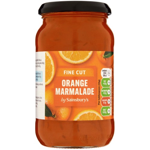 Sainsbury's Orange Marmalade Fine Cut (454g)