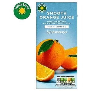 Sainsbury's Pure Orange Juice (1 Litre)