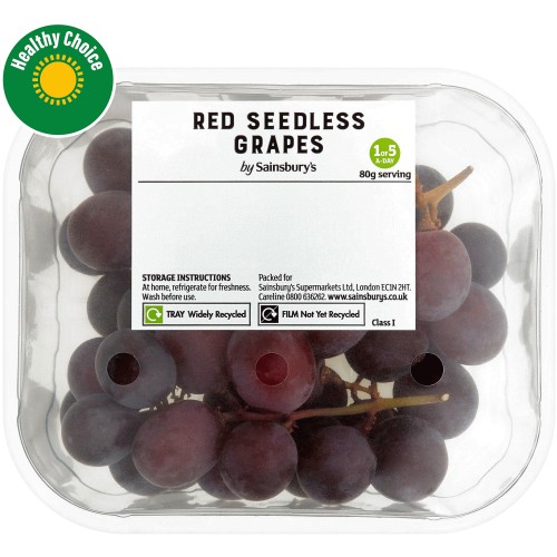 Sainsbury's Red Grapes (300g)