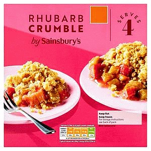 Sainsbury's Rhubarb Crumbles (500g)