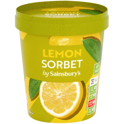 Sainsbury's Sorbet Lemon (500ml)