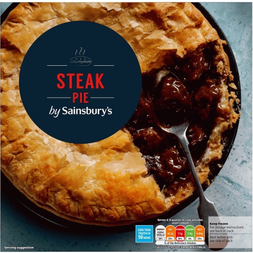 Sainsbury's Steak Family Pie (700g)