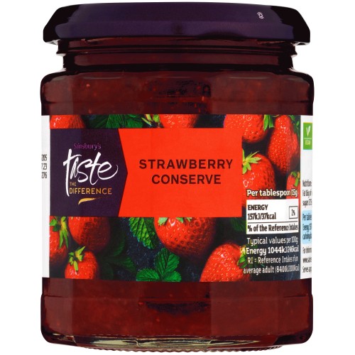 Sainsbury's Strawberry Conserve Taste the Difference (340g)