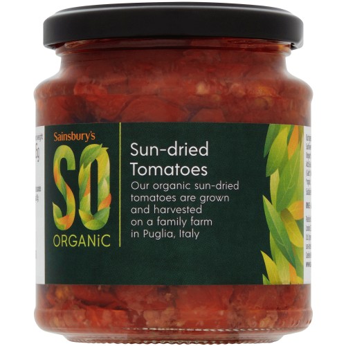 Sainsbury's Sun Dried Tomatoes SO Organic (185g*) (280g)