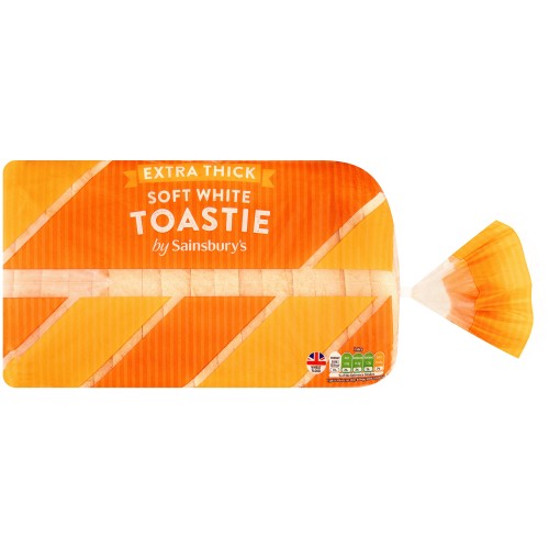 Sainsbury's Toastie Thick Sliced White Bread (800g)