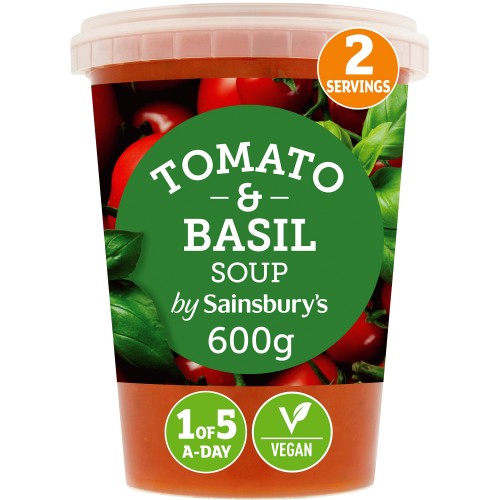 Sainsbury's Tomato & Basil Soup (600g)