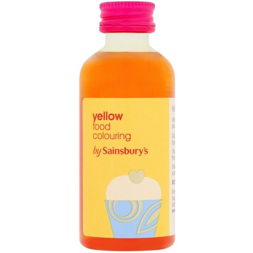 Sainsbury's Yellow Food Colouring (60ml)