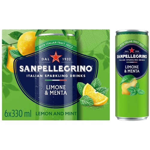 San Pellegrino Lemon & Mint (6 x 330ml)