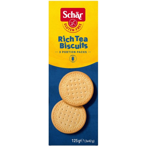 Schar Gluten Free Rich Tea Biscuits (3 x 125g)