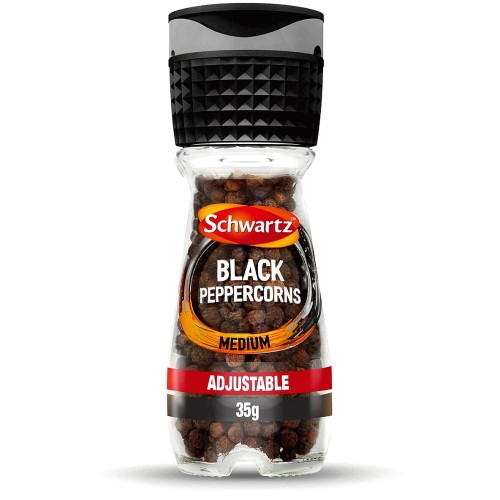 Schwartz Adjustable Black Pepper Corns Grinder 35gr (35g)
