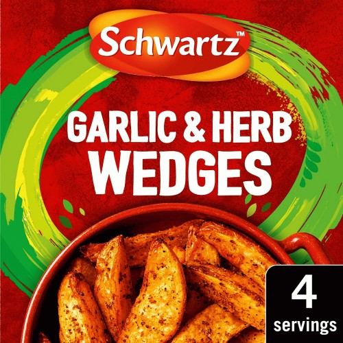 Schwartz Garlic & Herb Potato Wedges Recipe Mix (38g)