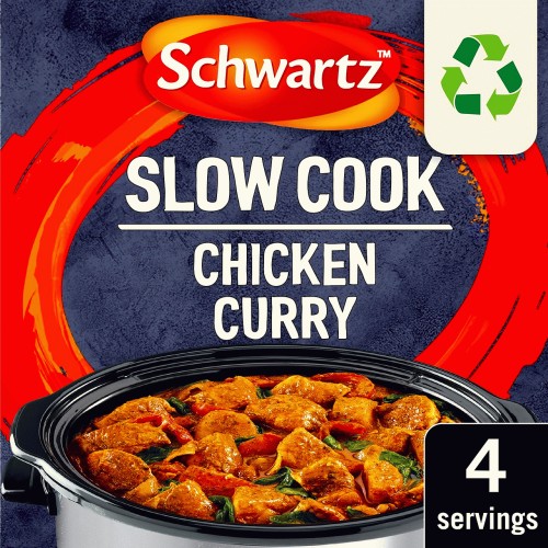 Schwartz Slow Cookers Chicken Curry Recipe Mix (33g)