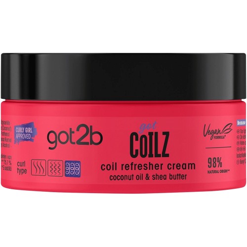 Schwarzkopf Got2b Curl & Coil Refresher Cream Got Curlz (200ml)