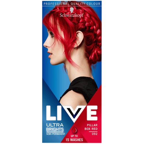 Schwarzkopf LIVE Ultra Brights Pillar Box Red Semi-Perm Hair Dye