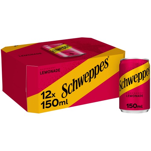 Schweppes Raspberry Lemonade (12 x 150ml)
