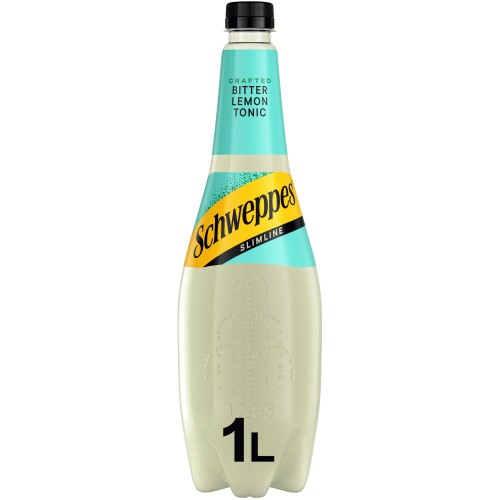 Schweppes Slimline Bitter Lemon (1 Litre)