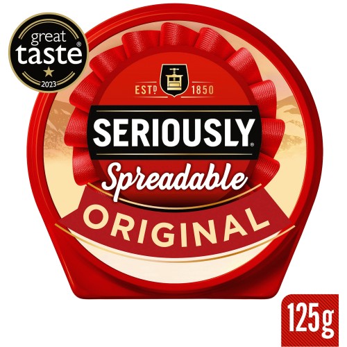 Seriously Strong Cheddar Cheese Spreadable (125g)