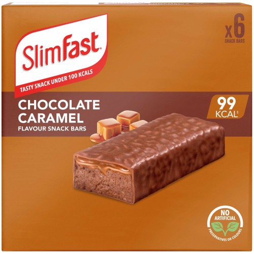 SlimFast Chocolate Caramel Treat Bars (6 x 26g)