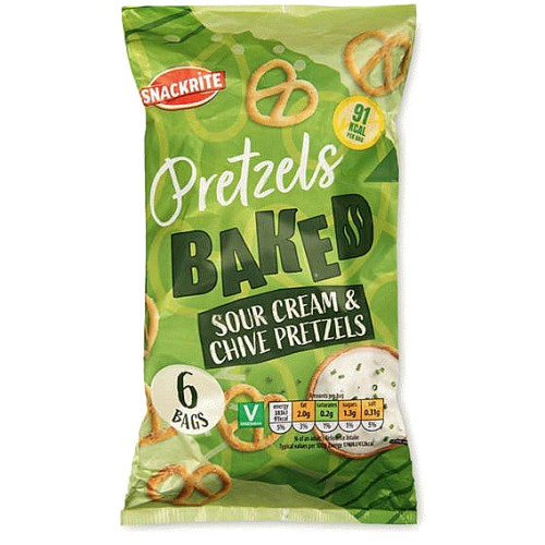 Sour Cream & Chive Baked Pretzels (6)