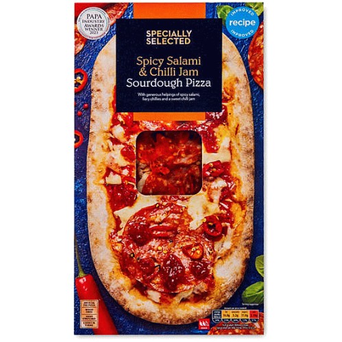 Spicy Salami & Chilli Jam Wood Fired Sourdough Pizza