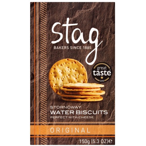 Stag Bakeries Original Water Biscuits (150g)
