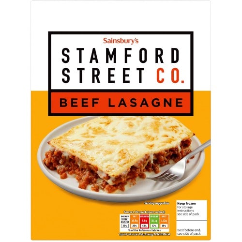 Stamford Street Co. Beef Lasagne Ready Meal For 1 (400g)