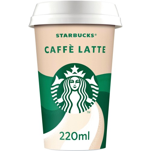 Starbucks Caffe Latte Flavoured Milk Iced Coffee (220ml)