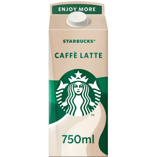 Starbucks Multiserve Caffe Latte Coffee (750ml)
