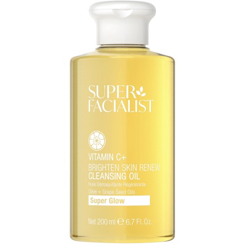 Super Facialist Vitamin C+ Brighten Skin Renew Cleansing Oil (200ml)