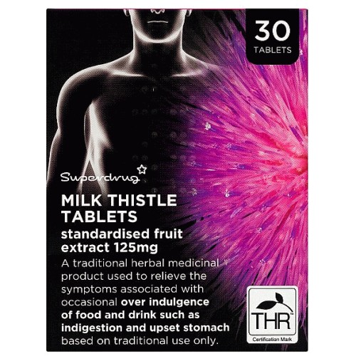 Superdrug Milk Thistle Tablets (30 x 125mg)