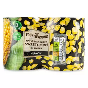 Sweetcorn in Water 4 Pack