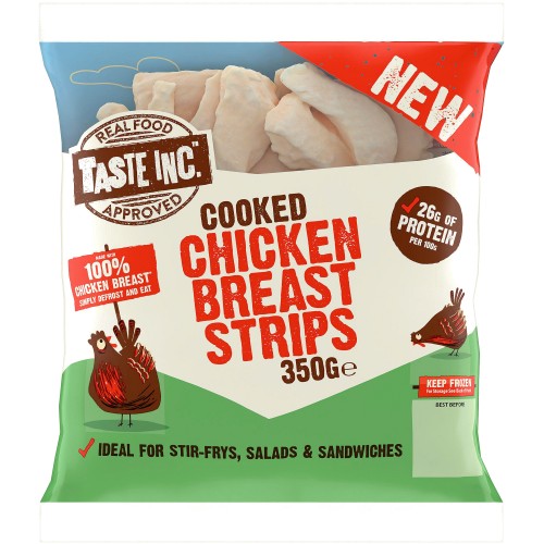 Taste Inc. Cooked Chicken Breast Strips (350g)