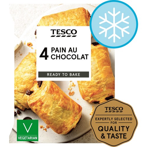 Tesco 4 Pain Au Chocolat (320g)