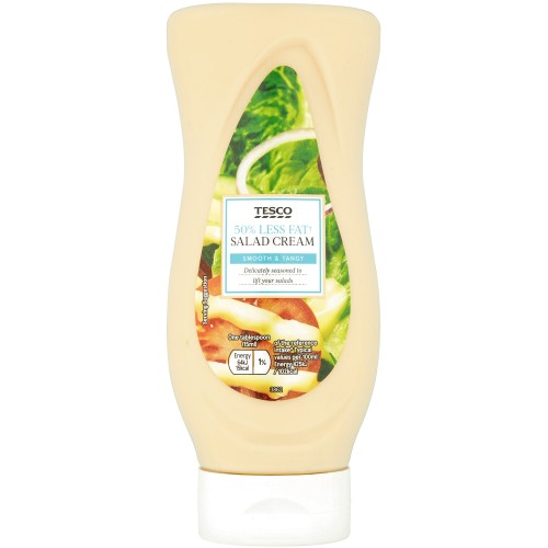 Tesco 50% Less Fat Salad Cream (450ml)