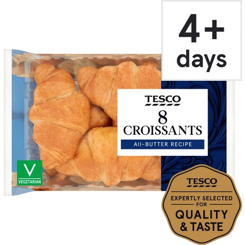 Tesco All Butter Croissants (8)