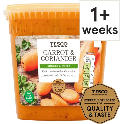 Tesco Carrot & Coriander Soup (600g)
