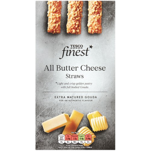 Tesco Finest All Butter Cheese Straws (100g)