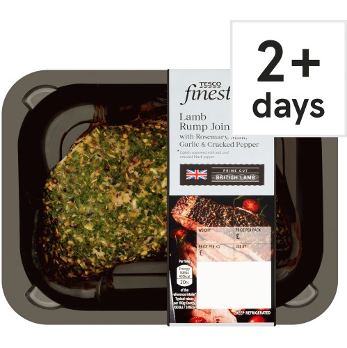 Tesco Finest Lamb Rump Joint With Rosemary & Mint