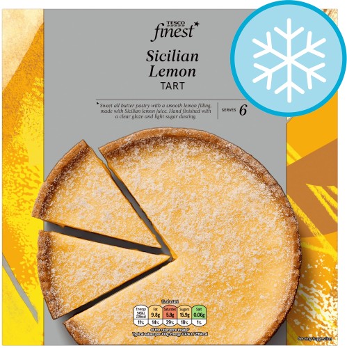 Tesco Finest Sicilian Lemon Tart (458g)