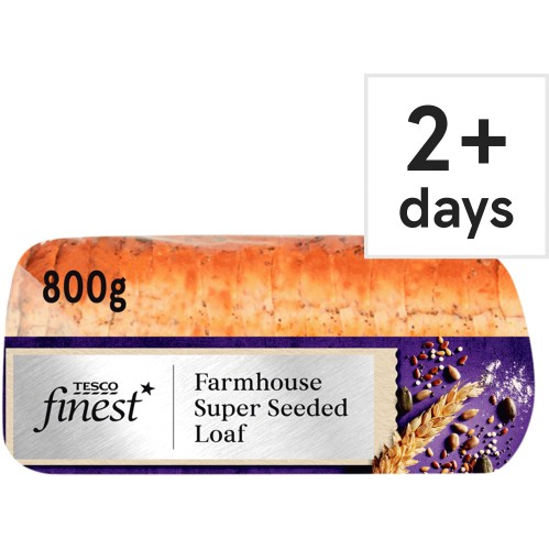 Tesco Finest Super Seeded Sliced Farmhouse Loaf (800g)