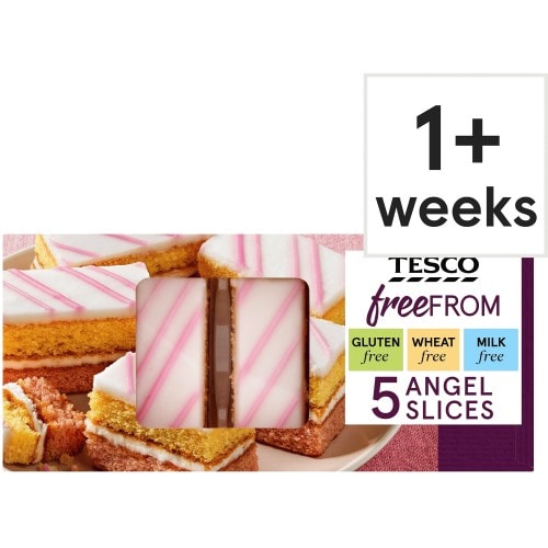 Tesco Free From Angel Vanilla Cake Slices