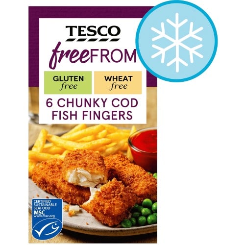 Tesco Free From Chunky Cod Fish Fingers (6 x 300g)