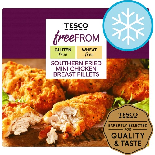 Tesco Free From Southern Fried Mini Chicken Fillets (250g)