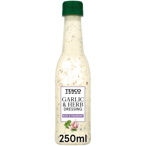 Tesco Garlic & Herb Dressing (250ml)