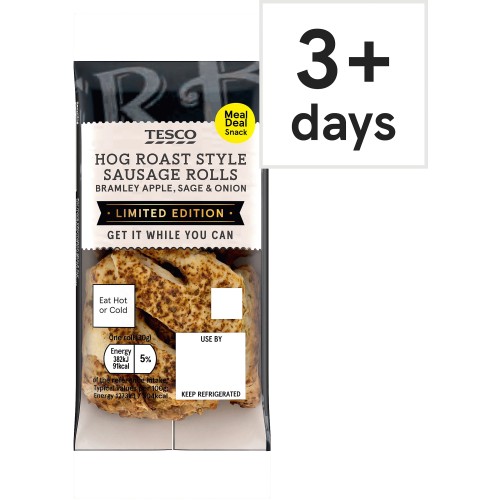 Tesco Hog Roast Style Sausage Rolls (60g)