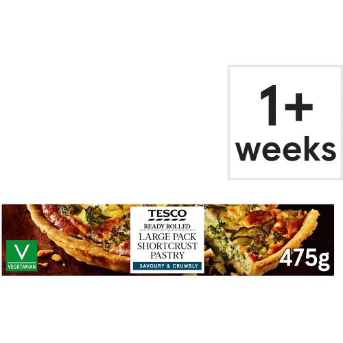 Tesco Large Pack Shortcrust Pastry (475g)