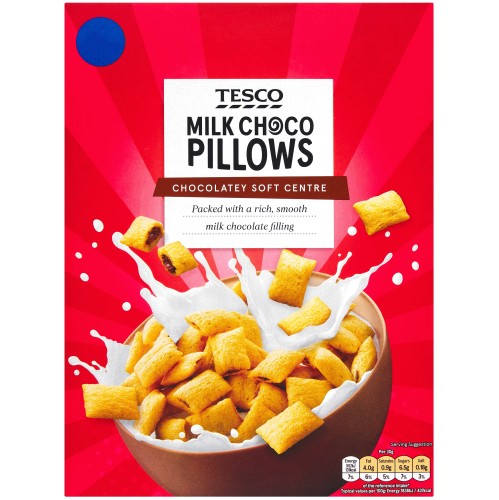 Tesco Milk Choco Pillows Cereal (375g)